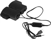 domoi Clip on USB Speaker for Notebook Laptop PC Desktop Tablet Wired Stereo Speaker Line Controller Soundbar