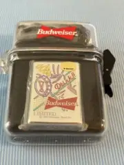 Zippo lighter Budweiser waterproof cigarette case unused item exported from JP