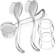 Healeved Nail Brush Cleaner Set 3 Pack Fingernail Scrubber Stiff Bristles Nail Scrub Brush for Men