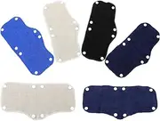 Milisten 6Pcs Unisex Basketball Sweatband Absorbent and Elastic Toweling Headbands for Gym Running Yoga and Sports Activities Comfortable Washable and Durable
