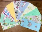 Children Nursery Prints Jelly Roll Quilting Fabric 10 strips (2.5 x 44 inch) #1b