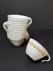*ONE* Corelle Livingware Butterfly Gold Coffee Tea Cup Hook Handles