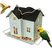 Solar Hummingbird Feeder | Hangable Metal Hummingbird Food Dispenser with Solar Powered Light,Outdoor Decoration, Feeding Supplies for Porch, Balcony, Patio, Garden, Farmhouse