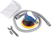 Professional 6 In Pneumatic Random Orbital Sander, 10000 RPM with Dust Collection Hose; Heavy Duty Lightweight 1.4kg for Car Panels, Furniture