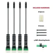 Digitrax SH2AB ~ New 2025 ~ HO Scale Mainline Signaling Kit 4 Signals & Hardware