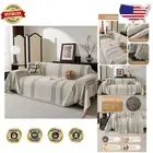 Elegant Geometric Non-Slip Couch Cover – Machine Washable 3 Cushion Protector