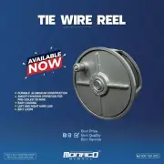 Aluminium Tie Wire Reel smooth winding operation for pre coiled Tie Wire