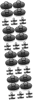 BESPORTBLE Sets Hair Brush Massage Shampoo Brush Scalp Scrubber Bristle Flat Shower Body Scrubber Pcs
