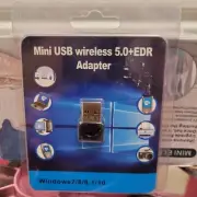 USB Bluetooth Adapter for PC Receiver - Techkey Mini Bluetooth 5.0 EDR Dongle