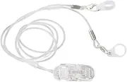 Hearing Aid Clips, Hearing Aid Tether Aids Clip Holder Prevent Falling Off Lost Fixation Lanyard for Seniors Transparent Hear Accessories Chains Protection Amplifier Clips for Adults and Kids