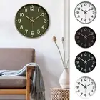 Number Wall Clock Office 3d Numbers with Silent Quartz Movement Display