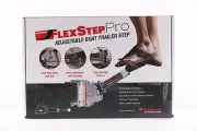 Megaware FlexStep Pro - Adjustable Boat Trailer Step, Aluminum Stair