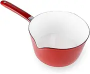 Konan Original Enameled Milk Pan, 5.9 inches (15 cm), for Induction Use