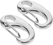 DIYEAH Heavy Duty Lobster Snap Hooks 2pcs Lobster Claw Clasps Spring-snap for DIY Chains Fashion Accessories