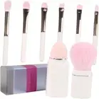Mini Makeup Brush Set 8 Piece Eyeshadow Blusher Brush Kit Easy Travel