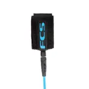 NEW FCS 7' (7ft.) Regular (7mm) Classic Surfboard Surf Leash - Blue