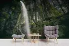 3D Forest Waterfall Wallpaper Wall Mural Removable Self-adhesive 61