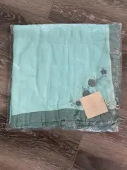 Well Dressed Wolf Wildling Teal Blanket NEW NIB