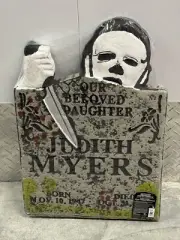 This Halloween Movie embossed foam Tombstone features Michael Myers, a character