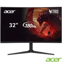 在飛比找Yahoo奇摩購物中心優惠-Acer 宏碁 XZ322QU V3 32型曲面2K電腦螢幕