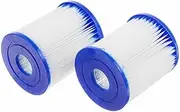Hot Tub Filter Saluspa Hot Tub Filters Replacements Saluspa Filter Cartridge Size II - Pool Filter Cartridges Compatible with Bestway Saluspa Inflatable Hot Tub Pump, Replace 58383 58386 58094, 2 Pack