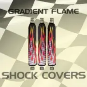 Yamaha Raptor 250 Shock Cover Gradiant Flame Shock Cover