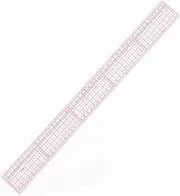 Dihan #3002 5 * 50cm Metric Grading Ruler for Garment, Handicraft Patchwork, Fashion Design, Pattern Making, Sewing, and Tailoring