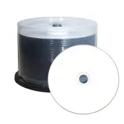 300-PK 6X WHITE INKJET HUB PRINTABLE BD-R BLU-RAY BLANK DISC WITH CAKE BOX