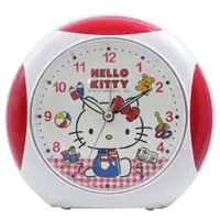 在飛比找松果購物優惠-Hello Kitty凱蒂貓格子風音樂貪睡鬧鐘 JM-496