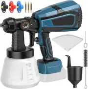 Cordless Paint Sprayer Compatible with Makita 18V LXT 200W Spray Paint Gun wi...