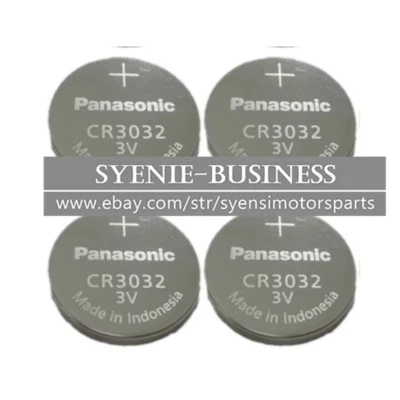 4pcs New Box Panasonic CR3032 3V button battery Car key