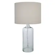 Amalfi Rafferty Glass Table Lamp Glass 40x40x75cm