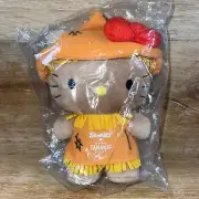 Rare Sanrio Tanaka Farms Hello Kitty Pumpkin Patch Plush 6" New Sealed