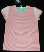 NWT Matilda Jane Forever Friends Pink Stripe Mariana Super Soft Shirt Top Tee 14