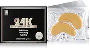 Under Eye Mask (Gold,10 Pairs) Reduce Dark Circles, Puffy Eyes, Undereye Bags, Wrinkles - Gel Under Eye Patches, Vegan Cruelty- by Evique