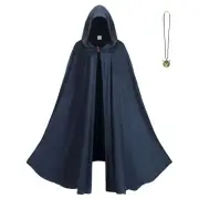 Medium Regenboog Renaissance Cloak for Men Women,Medieval Hobbit Cloak,Women Men