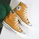 CONVERSE 70S 1970 CHUCK TAYLOR ALL STAR 黃 土黃 奶油頭 黑標 帆布鞋 高筒 男女 (布魯克林) 162054C