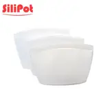 【SILIPOT 韓國】矽膠夾鏈袋三入組(L+M+S各一)