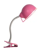 Peggy 1 Light Clip-on Task Lamp in Pink