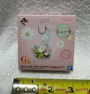 Japan Kuji Natsume's Book of Friends Nyanko-Sensei Flowers Acrylic Charm #2 -New