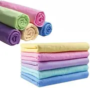 Gears Chamois Towel, Size L, Set of 2, Swim Towel, Sports Towel, Large Size, Large, Water Absorbent, Quick Drying, Hair, Car, Wash, Window, Washroom, Pool, Sports, Solid, Pet, Purple