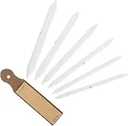 Artist's Drawing Set: 7pc Blending Stumps Sketching Wipes Sandpaper for Pencil Tips for Art Students Professionals