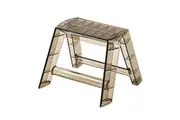 MIUZ Display Ladder Step Stool | Replica Kartell Upper Step Ladder - Light Brown