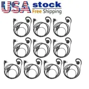 10x G-Style Earpiece Earloop Headset Fits For PR400 RDU2020 CP200 CP185 Radio