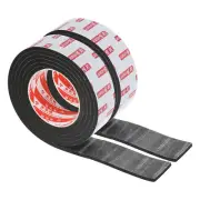 1-9/16"W x 1/5"T x 6.6Ft EVA Double Sided Foam Tape, 2Rolls, Black