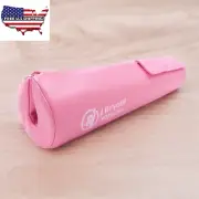 Pink Hip Thrusts Barbell Squat Pad Non-Slip with Thick Foam PU Leather Padding N
