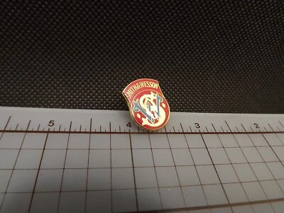 SMITH AND WESSON FIREARMS LOGO QUALITY MADE LAPEL HAT PIN ENAMEL BRAND NEW