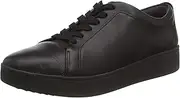 [FitFlop] Women's Rally Tennis Sneaker-Leather Trainers, Silver (Silver 011), 5.5 UK (38.5 EU)