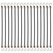 16 Pack 10 Inch Heavy Duty Bungee Cords with Hooks for Outdoor Camping Luggage