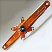 Bike Crankset, 170mm 175mm Hollow Integrated MTB 4 Claws Crank Arm Set 104BCD Aluminum Alloy Mountain Bike Cranksets Bicyle Cranks